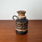 Ceramic vase from the Danish modern mid-century studio, 1960s.