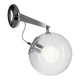 Miconos wall light by Ernesto Gismondi for Artemide in blown glass.