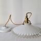 Pendant in serrated opaline