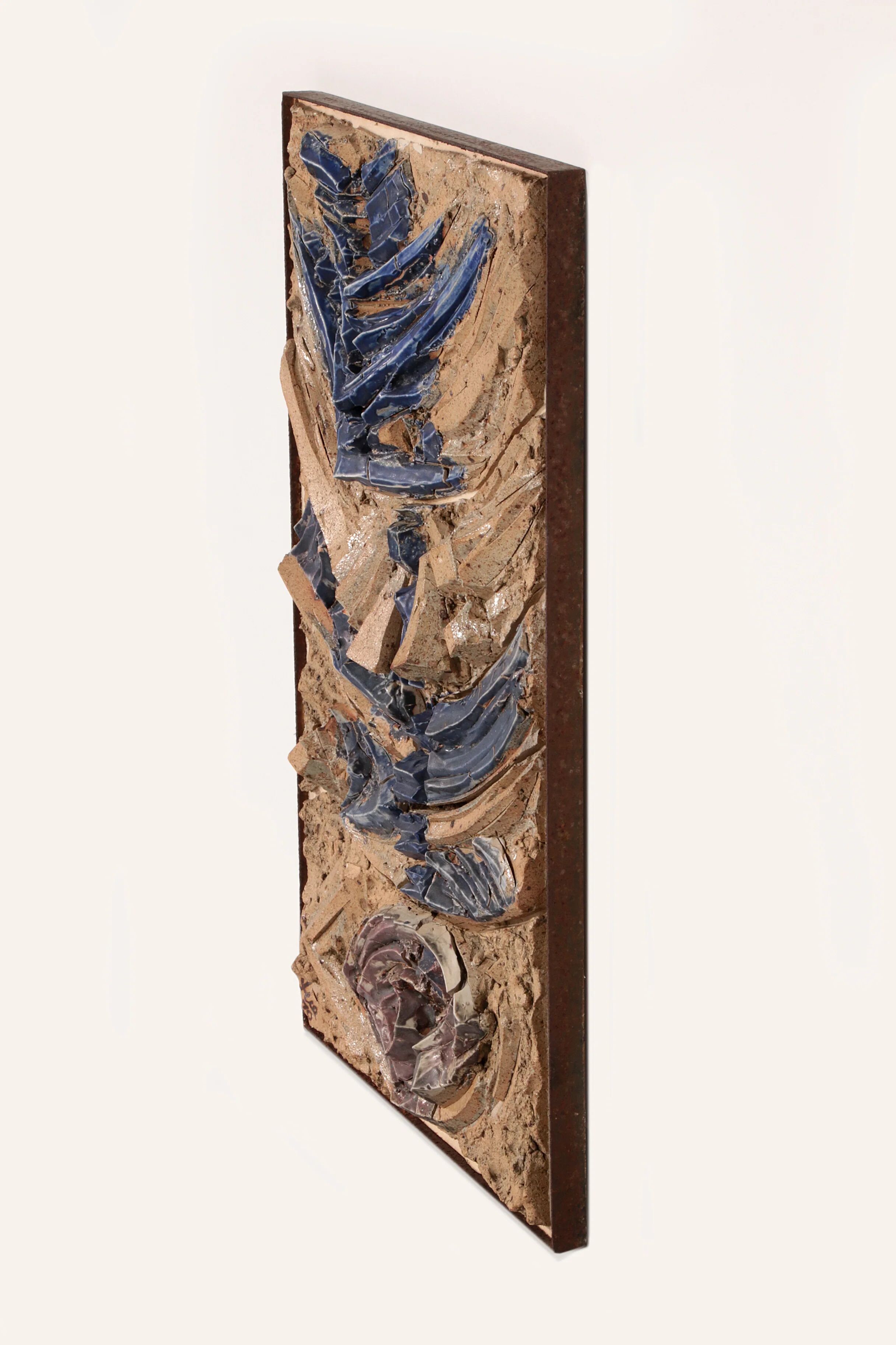 Very rare and large wall tile from Tue Poulsen 1970