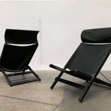 Set of minimalist postmodern folding chairs model Hestra by Tord Björklund for Ikea, 1980s.