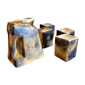 Pichet et verres vallauris