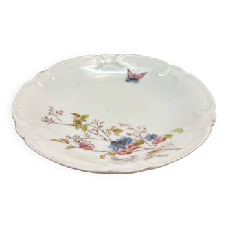 Bowl with flower & butterfly motifs