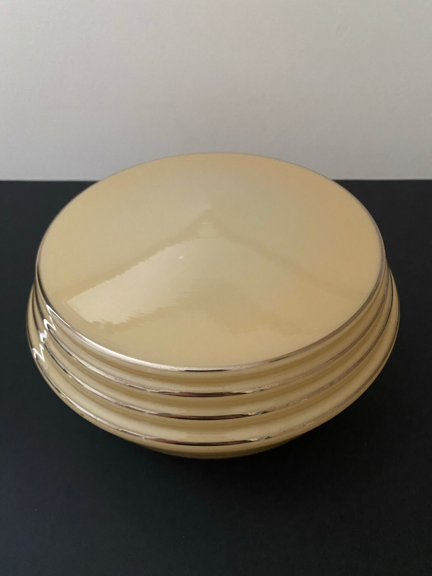 Globe opaline art-déco