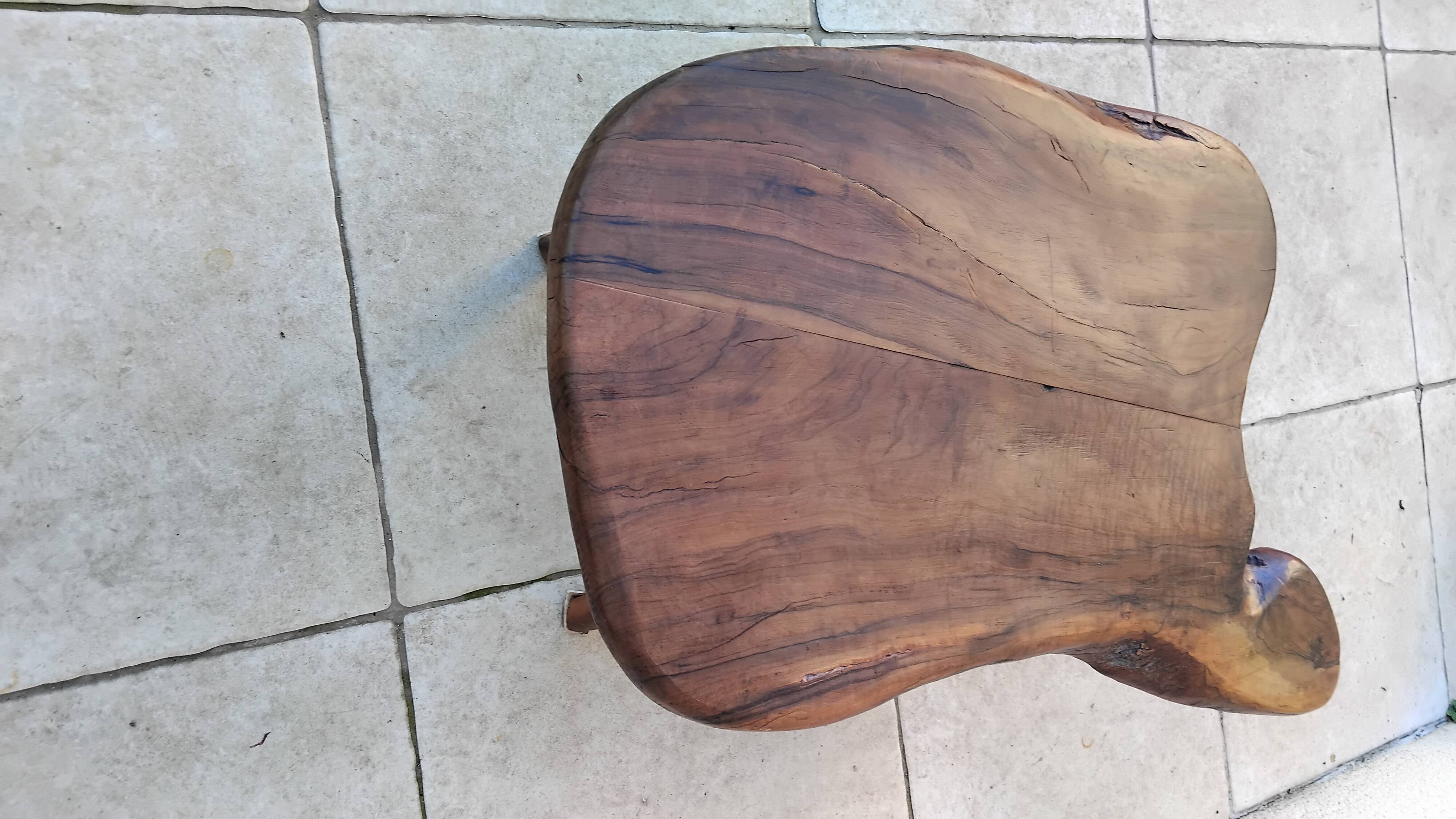 Vintage solid ornate coffee table