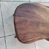 Vintage solid ornate coffee table