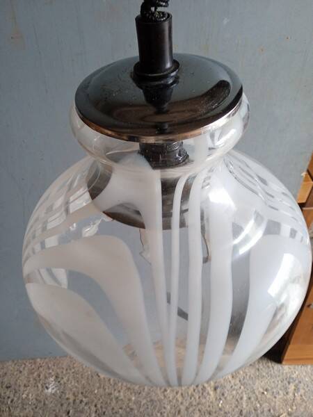 Designer suspension chandelier Murano ep 1970 design