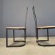 Gastone Rinaldi postmodern dining chairs for Thema Italy, 1980s - set