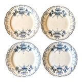 4 assiettes Saint Amand