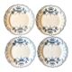 4 Saint Amand plates