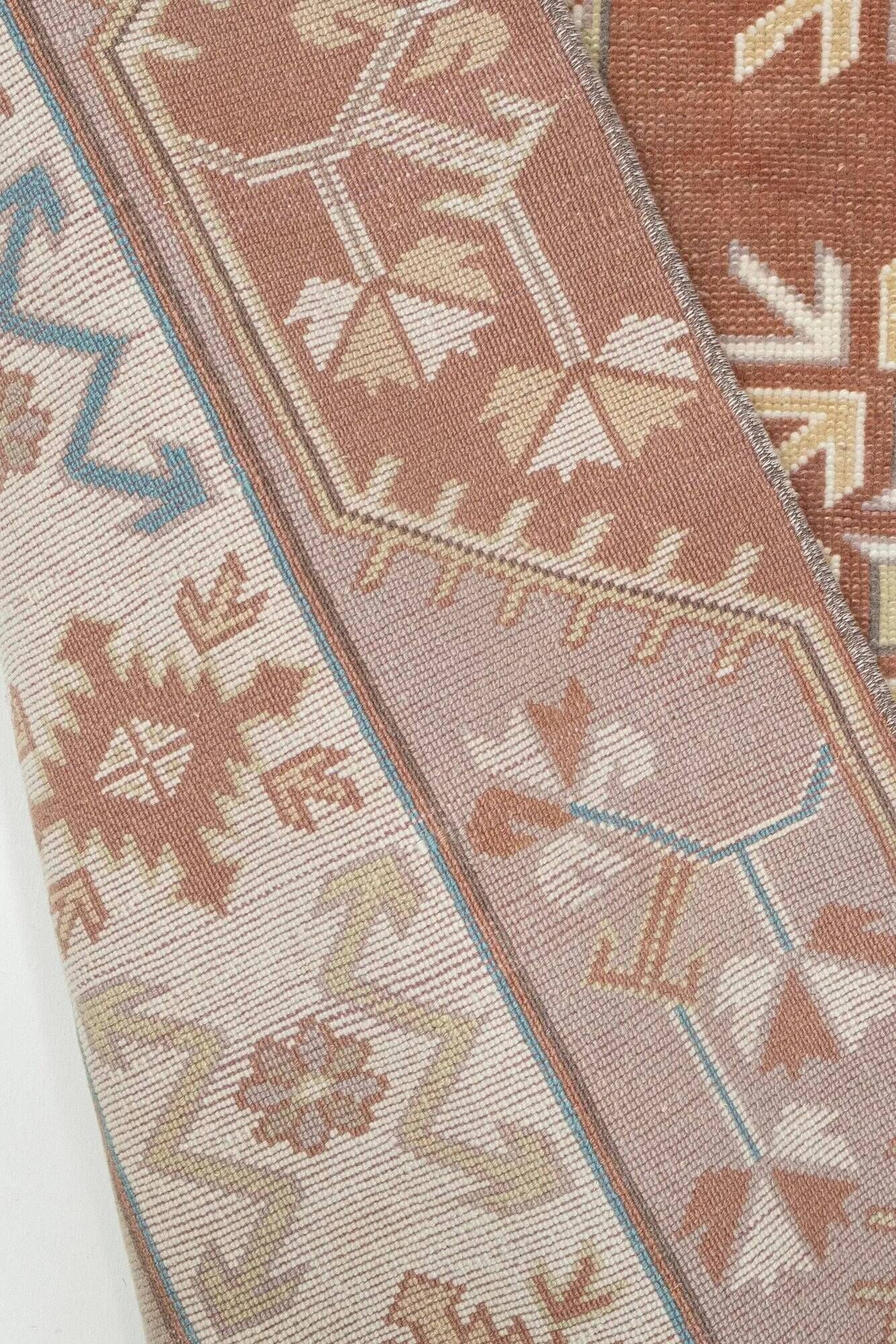 Vintage Turkish Oushak rug 155x237 cm