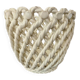 Woven ceramic planter