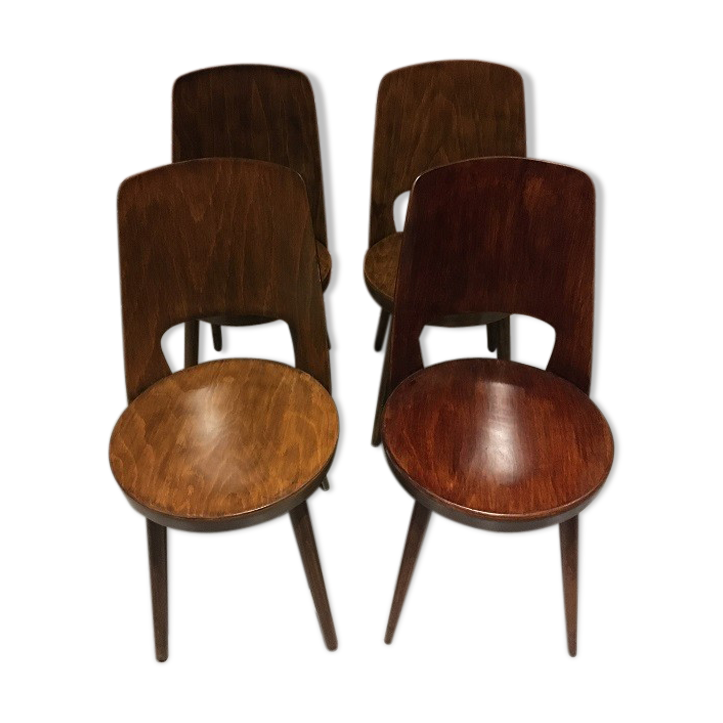 Set of 4 baumann chairs "Mondor"