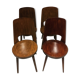 Set of 4 baumann chairs "Mondor"