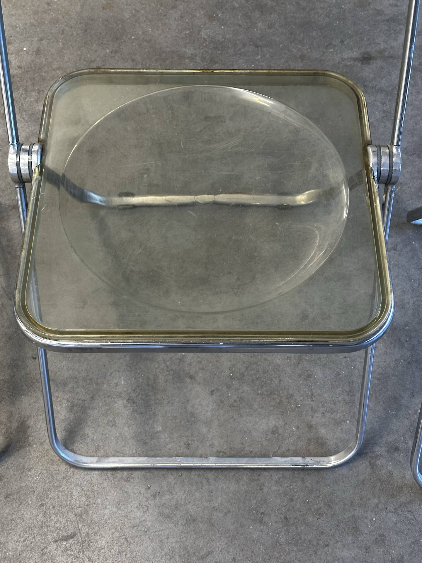 Suite de 3 chaises pliantes Plia par Giancarlo Piretti pour Castelli