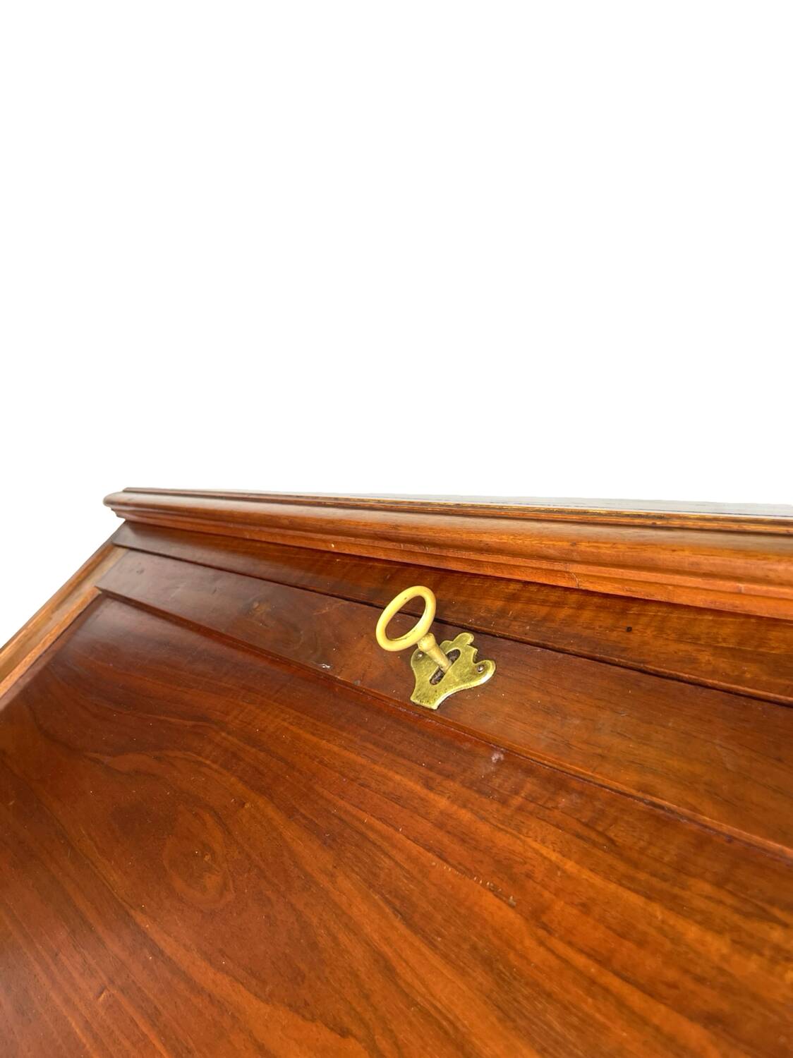 Antique Italian secrétaire in solid walnut, 1920s/1930s.