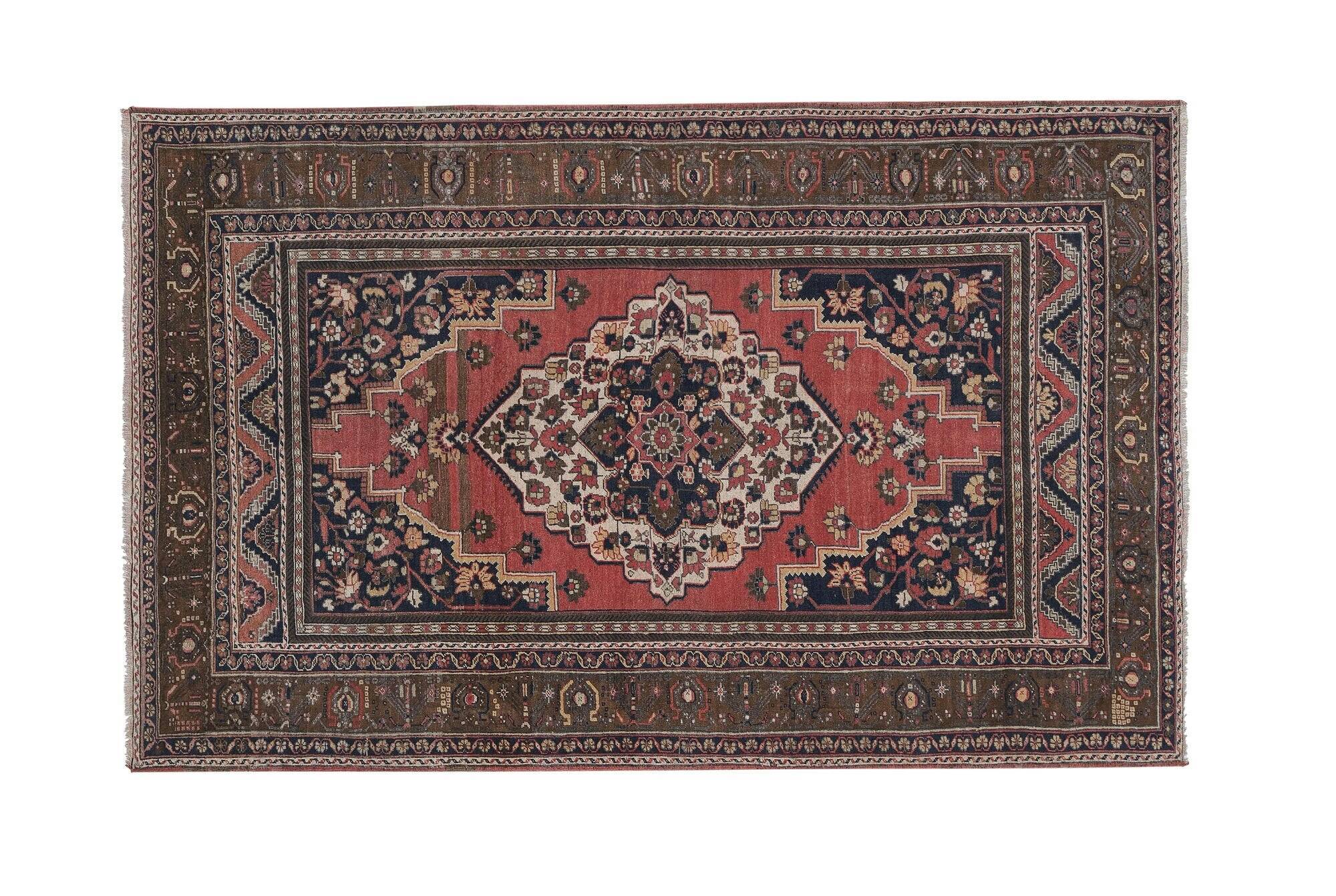 Vintage Turkish rug handmade 195x320 cm