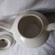 Coffee maker or teapot lunch service Apilco in earthenware with its filters