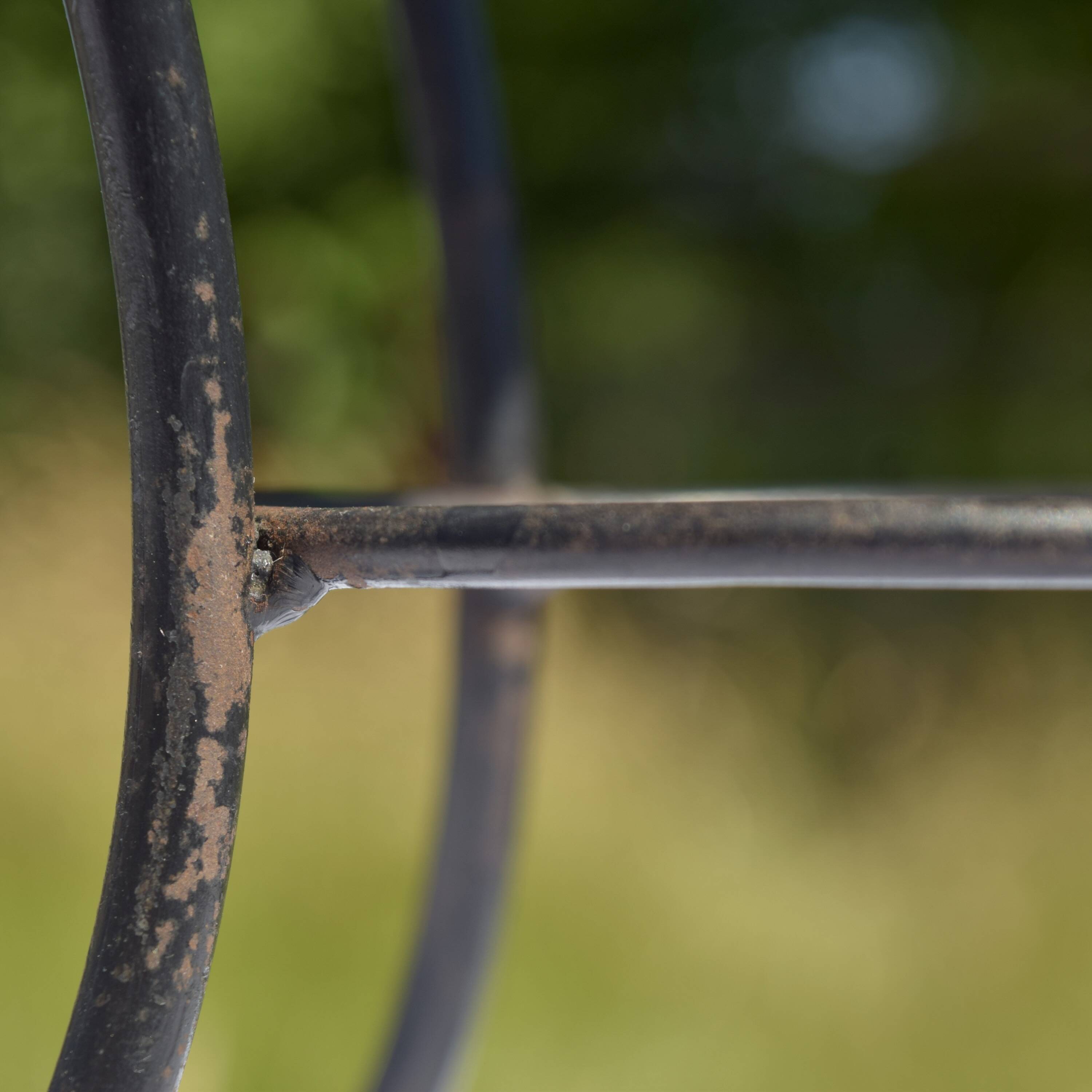 Small vintage mosaic tile side table