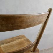 Adolf Schneck solid wood chair from 1947