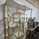 Vintage 1970s golden designer shelf