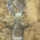 Pair of decanters nineteenth crystal grave, baccarat quality, Saint Louis, chic decoration