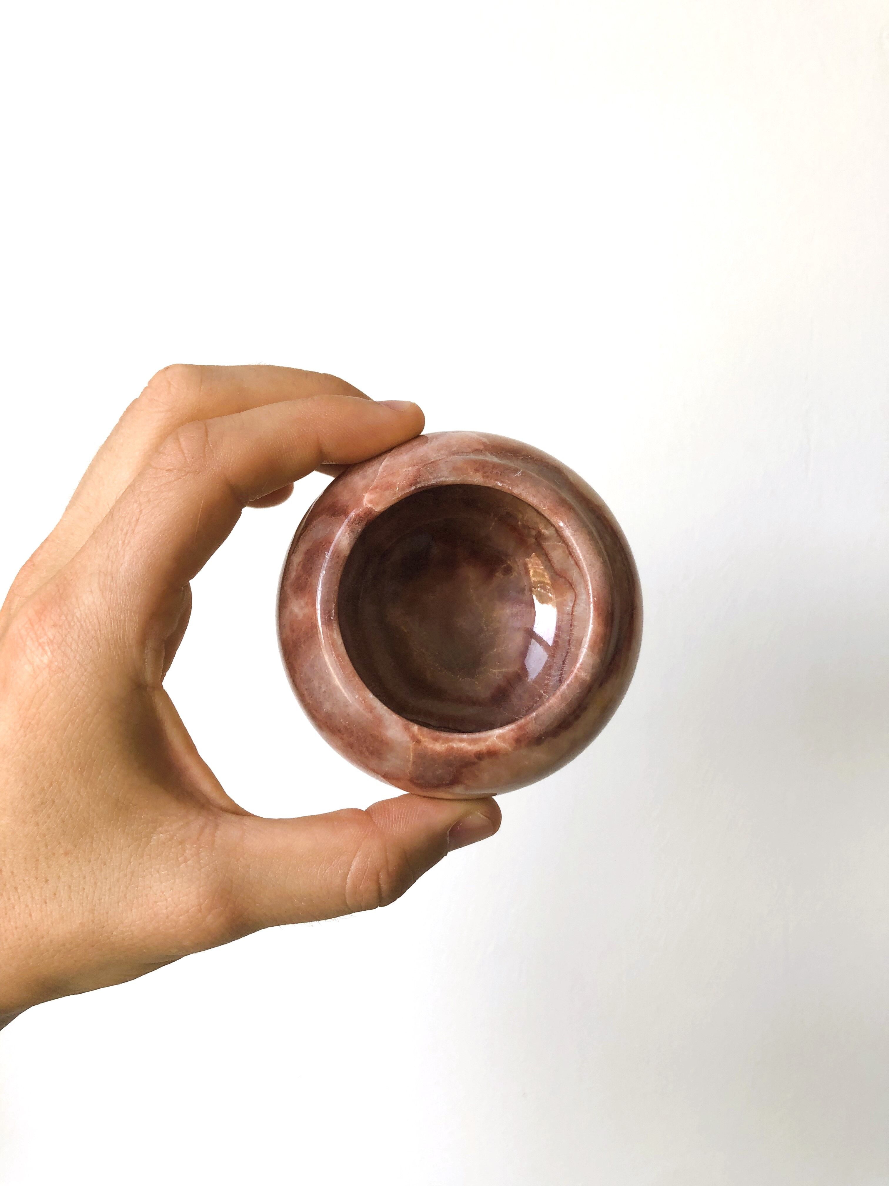 Small pink marble box