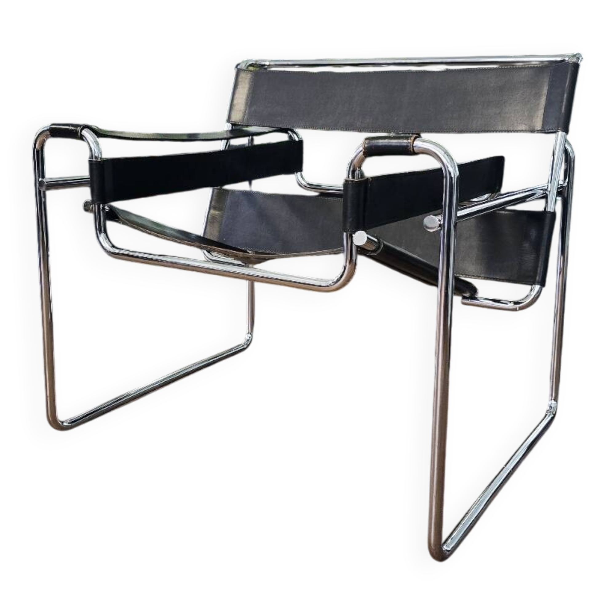 Chaise Wassily des années 60 par Marcel Breuer pour Gavina (Original) – Iconic Bauh