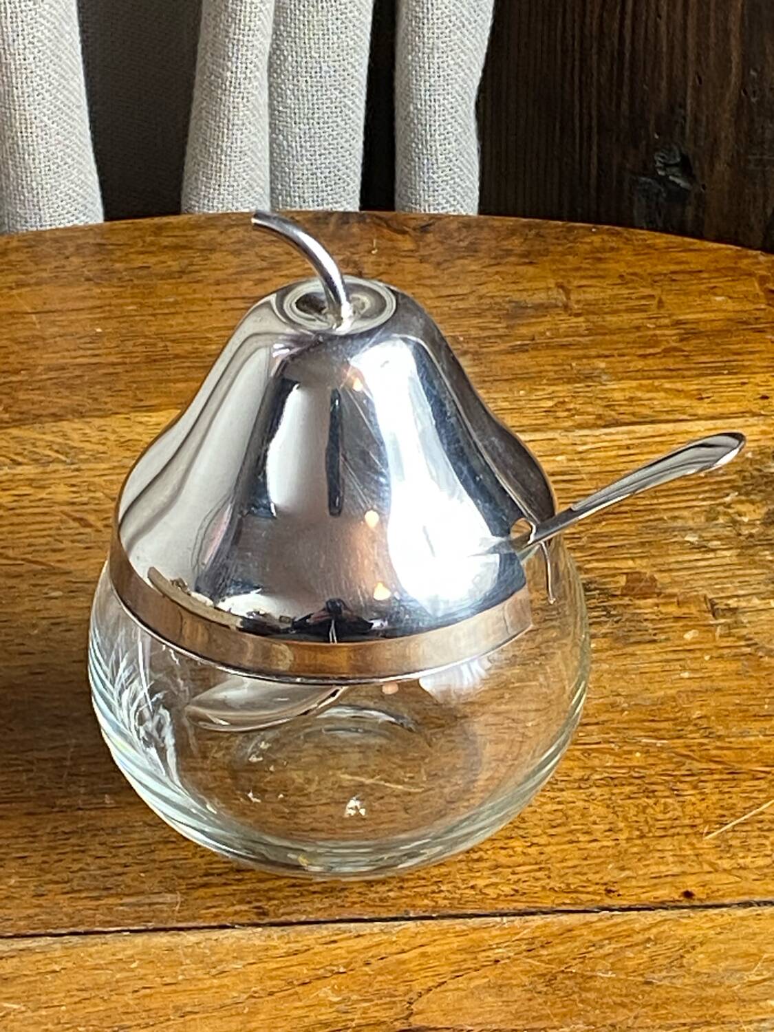 Sucrier, pot à confiture en forme de poire