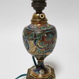 Cloisonné enamel lamp foot