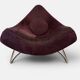 Fauteuil triangulaire "Chili" par Paul Falkenberg – Alcantara Chocolat