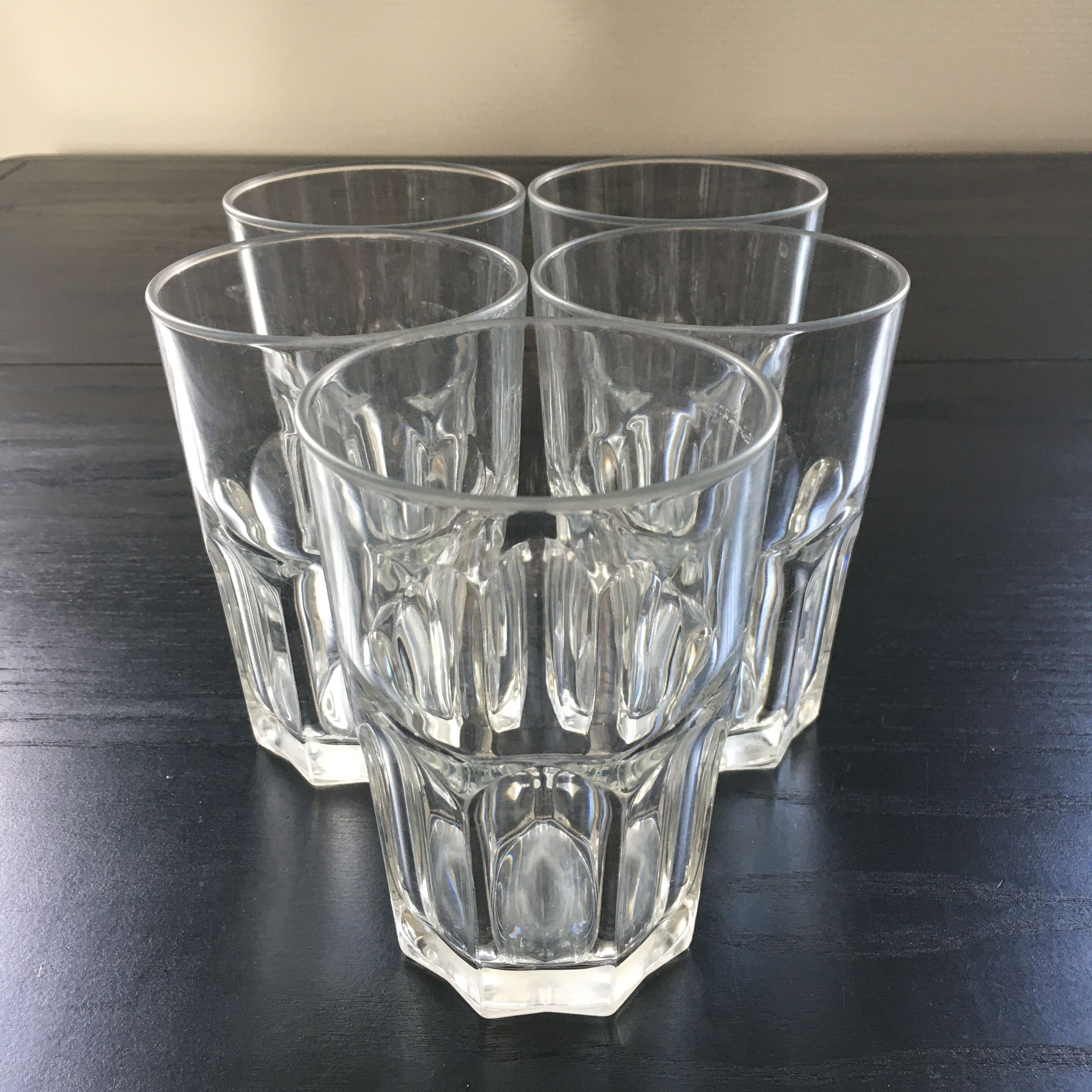 5 Habitat 80 beer glasses