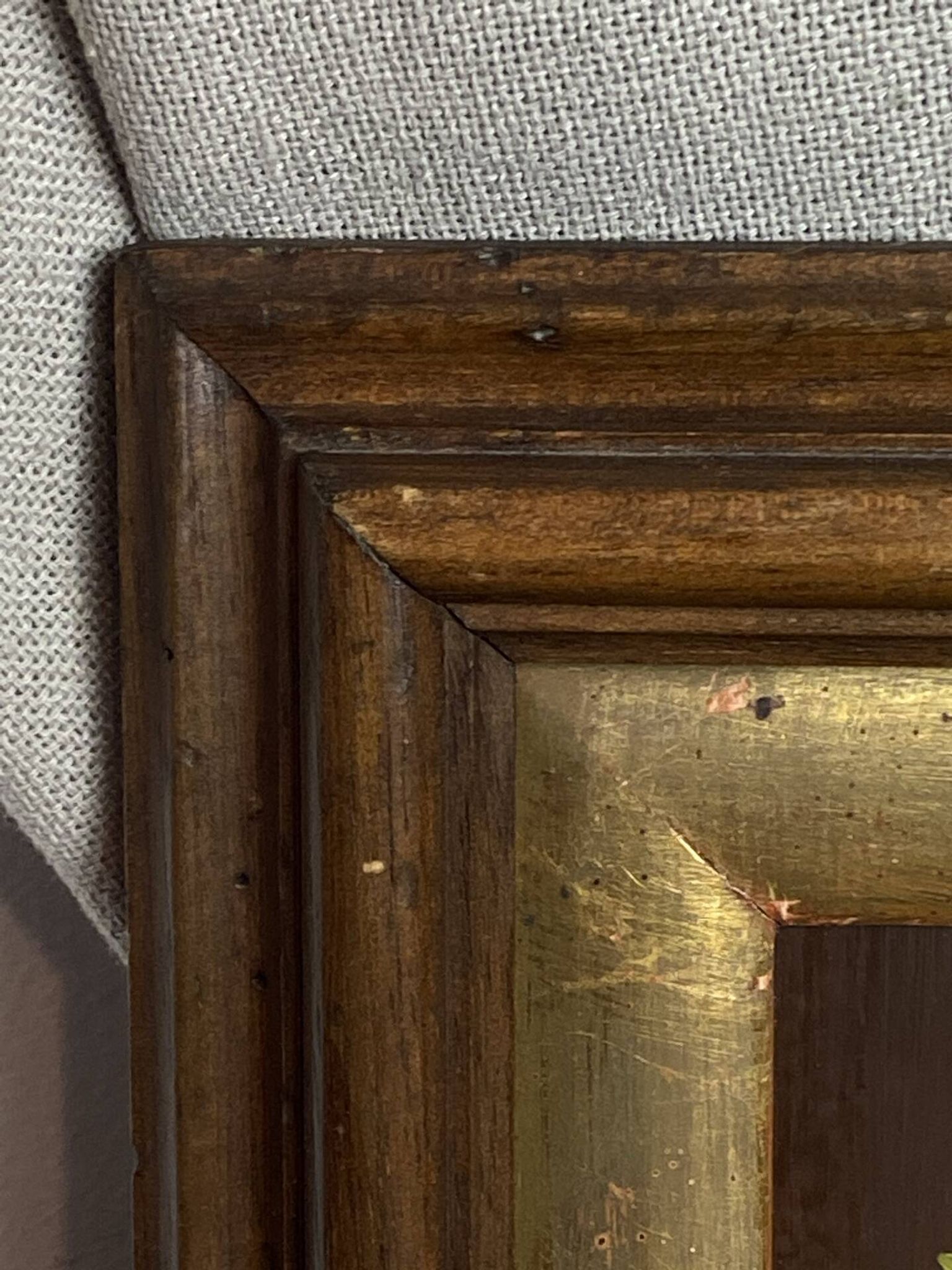 Wood painting, Italy wooden framing