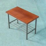 Vintage teak side table for TV/audio, 1960s in teak.