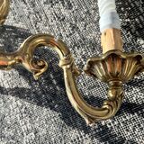 Wall lamp type Louis XV in bronze