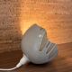 Organic portable lamp in ceramic