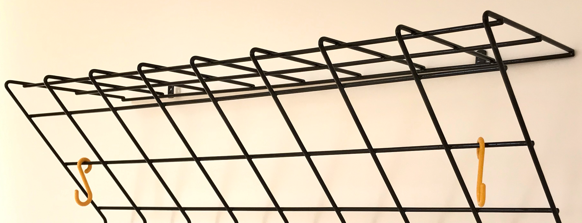 Wall doorpiece grid by Karl Fichtel for Drahtwerke Erlau A.G.Aalen, Germany 50s