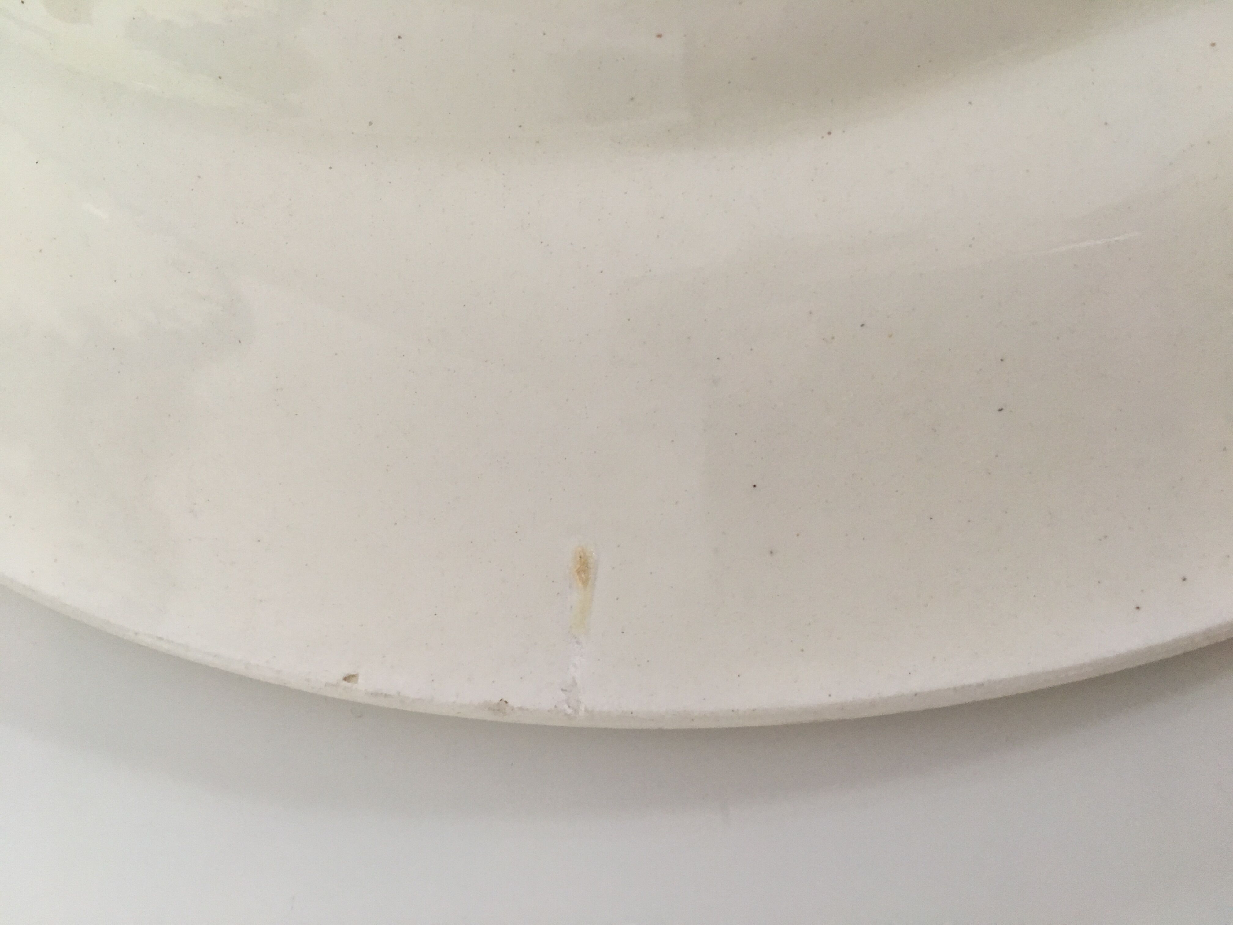 Set of 6 plates Terre de fer Rouen