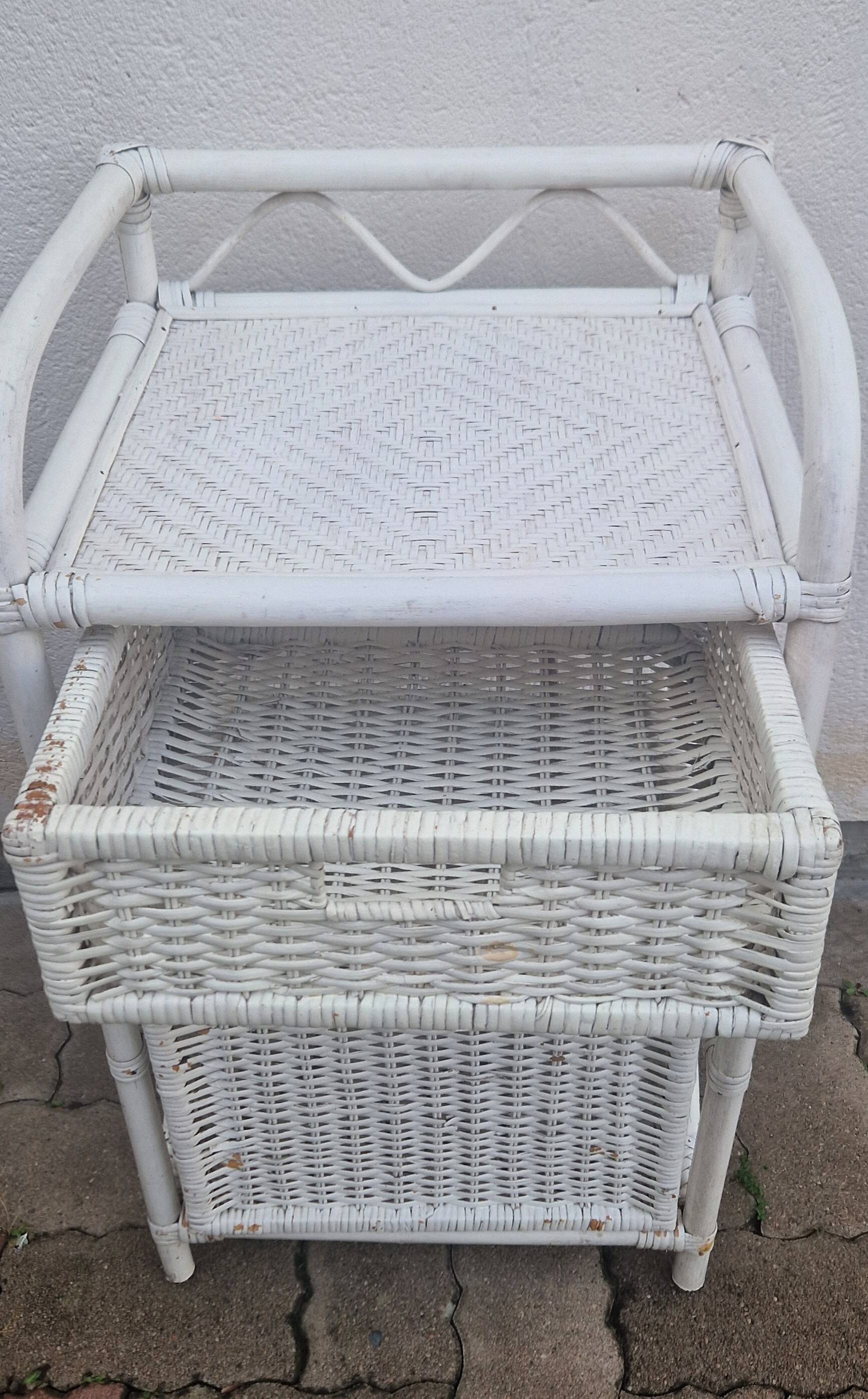 Rattan laundry basket furniture