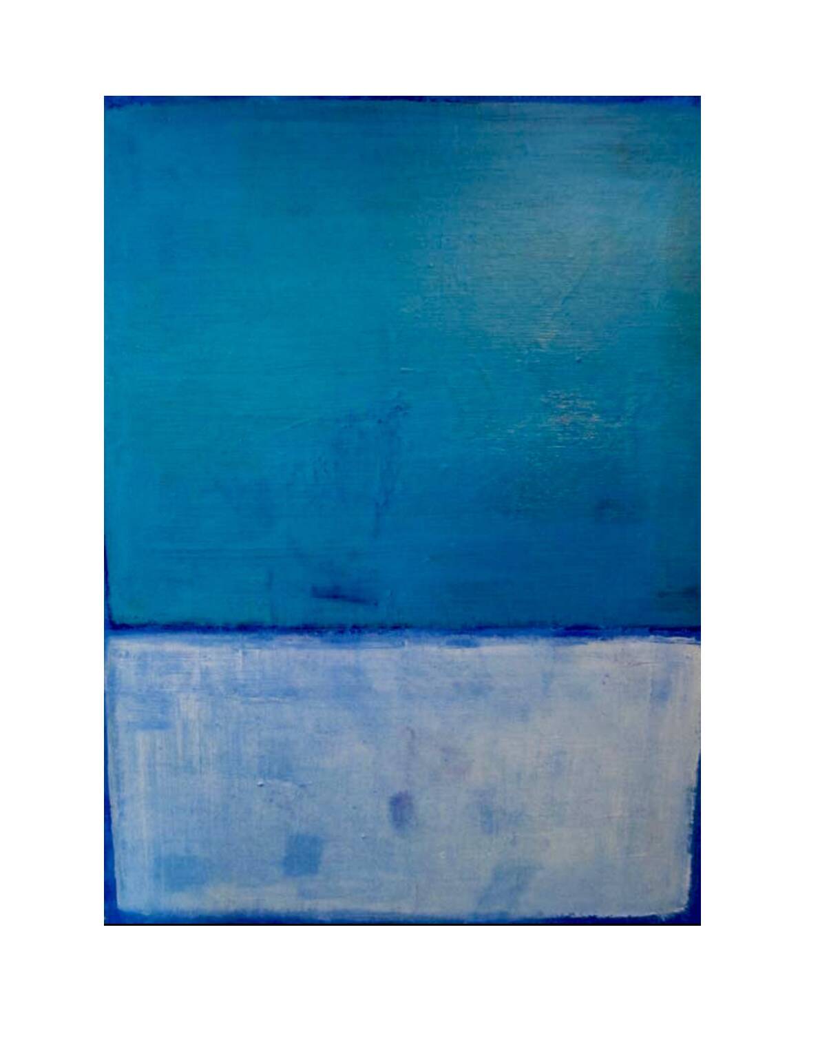 Abstract Blue Table