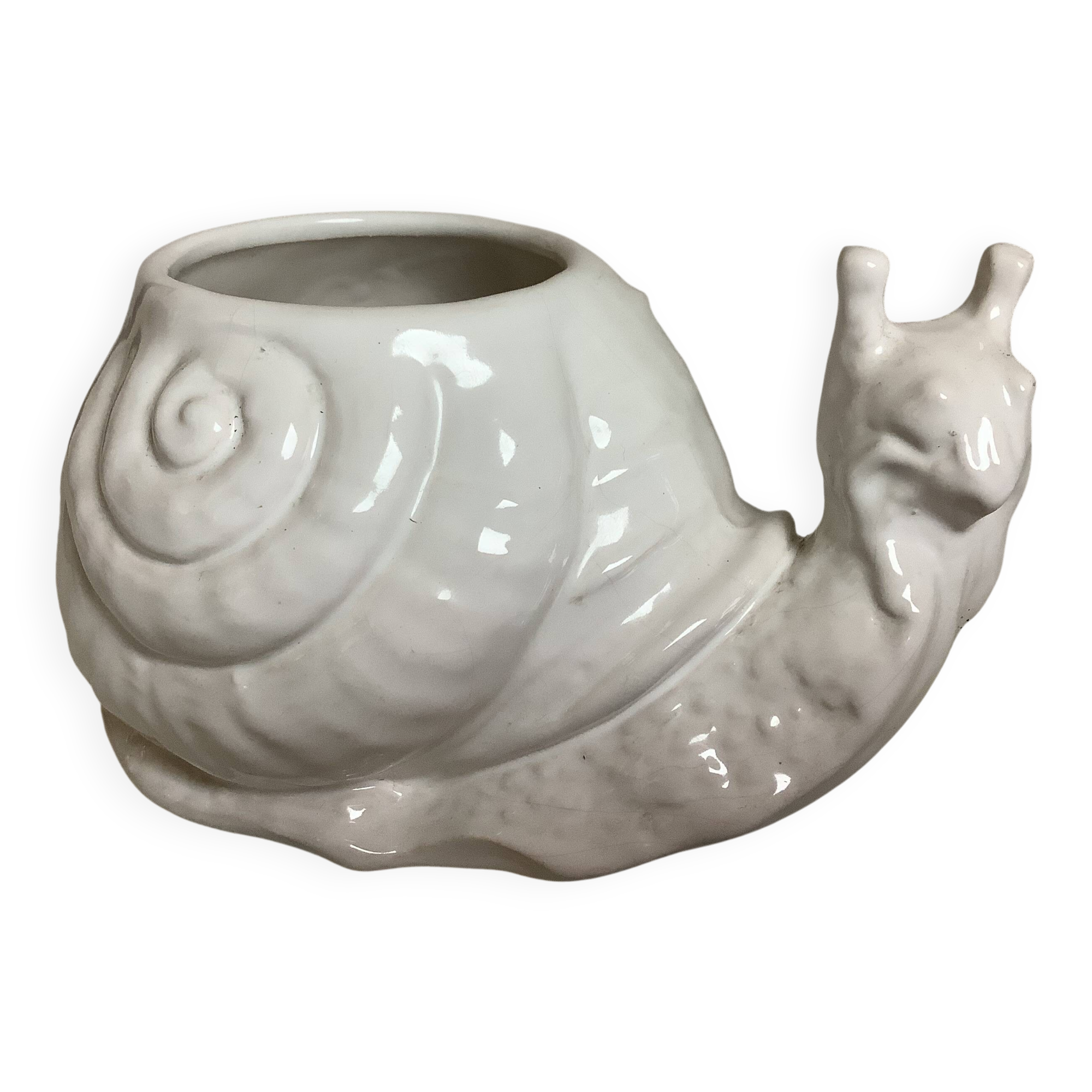Snail-shaped pot vase Bellini Italy zoomorphic