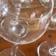 8 glasses with twisted stem and star pattern