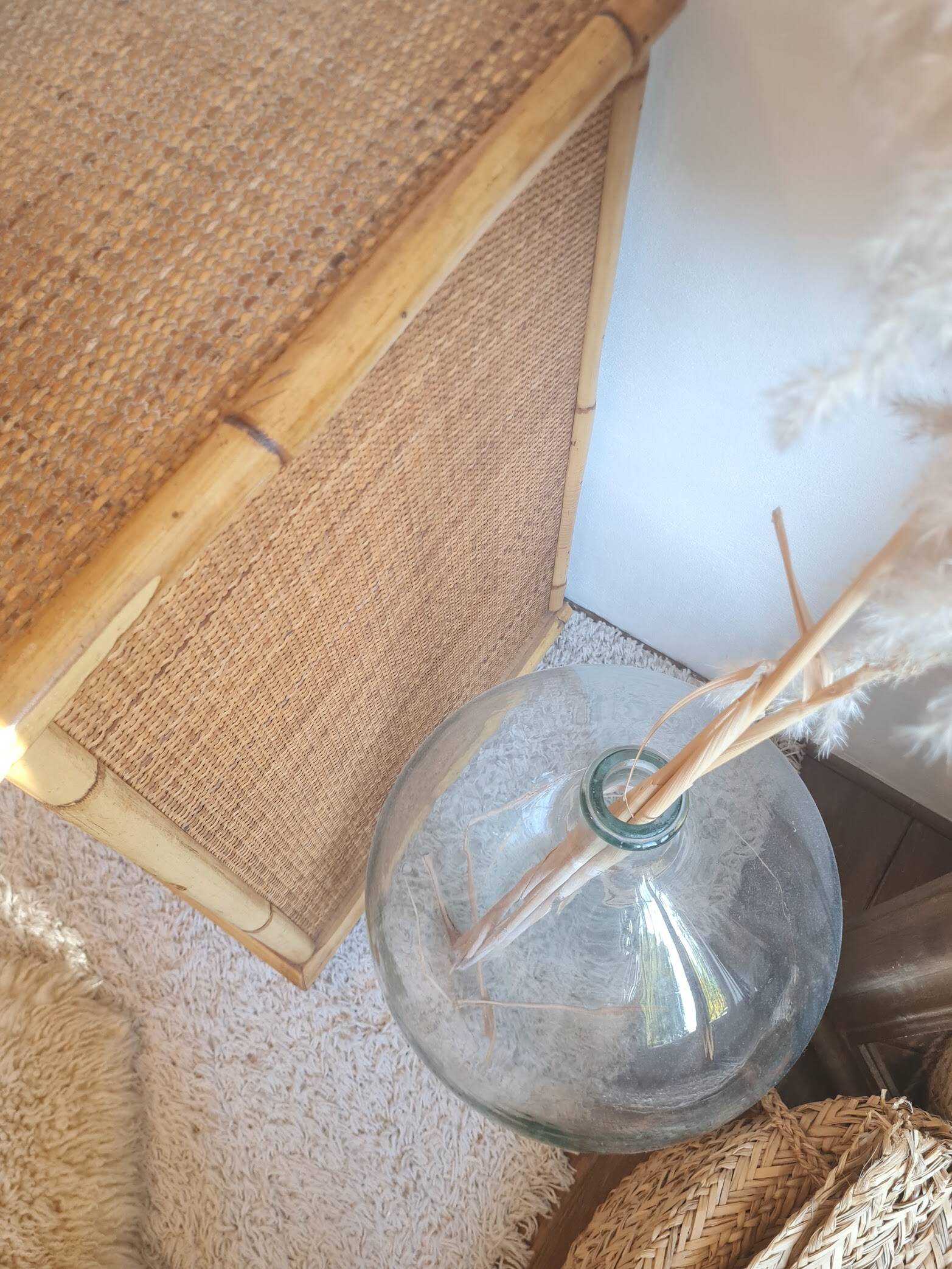 Rattan chest of drawers circa 1970 - Dal Vera