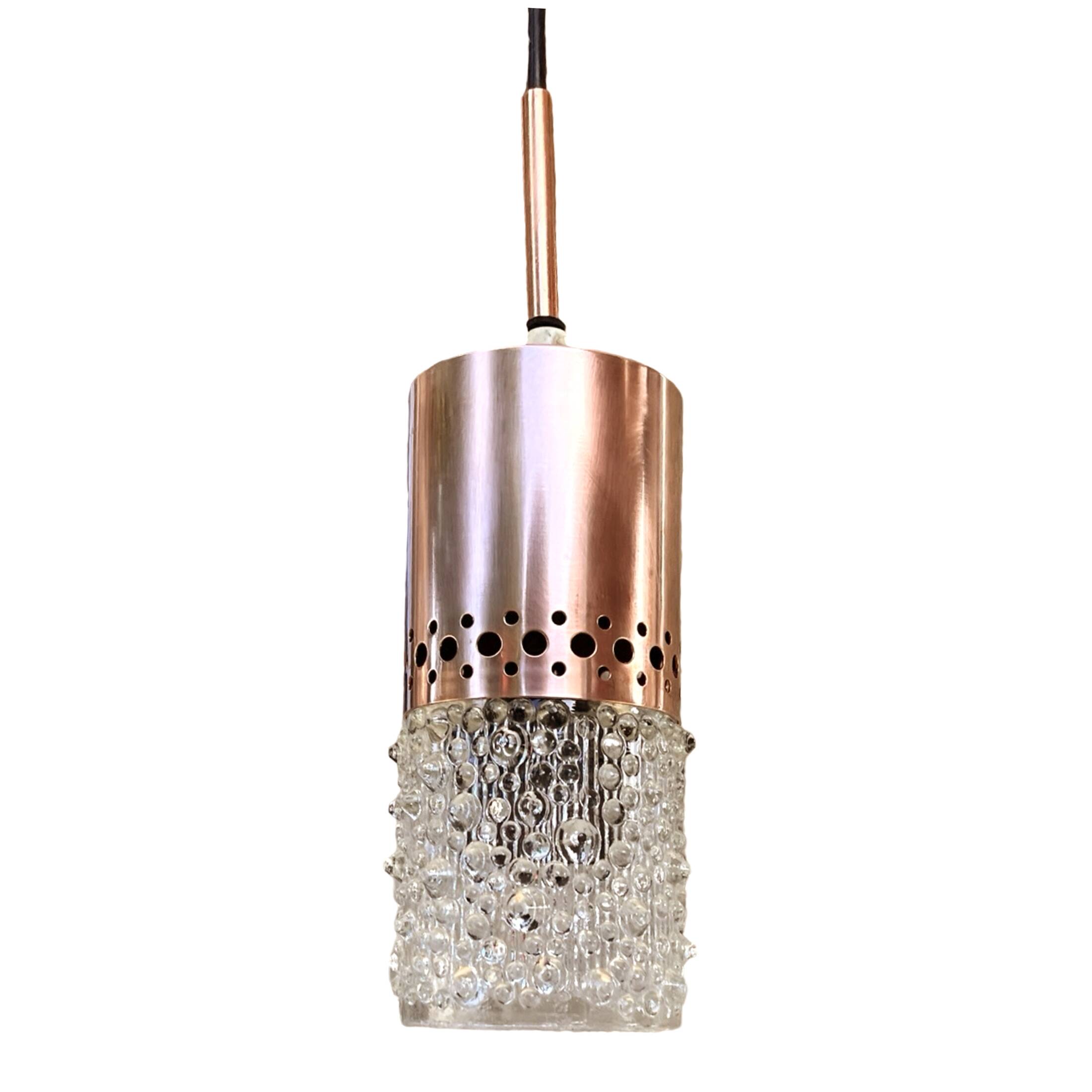 Hanging lamp designed by F. Perceny, VEB Narva Leuchten, Germany, 1970s.