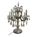 Large Bohemian crystal chandelier