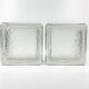 2 Pocket emptiers/ashtrays/paperweights • Lumax • Saint-Gobain • 1950