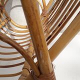 Rattan magazine holder