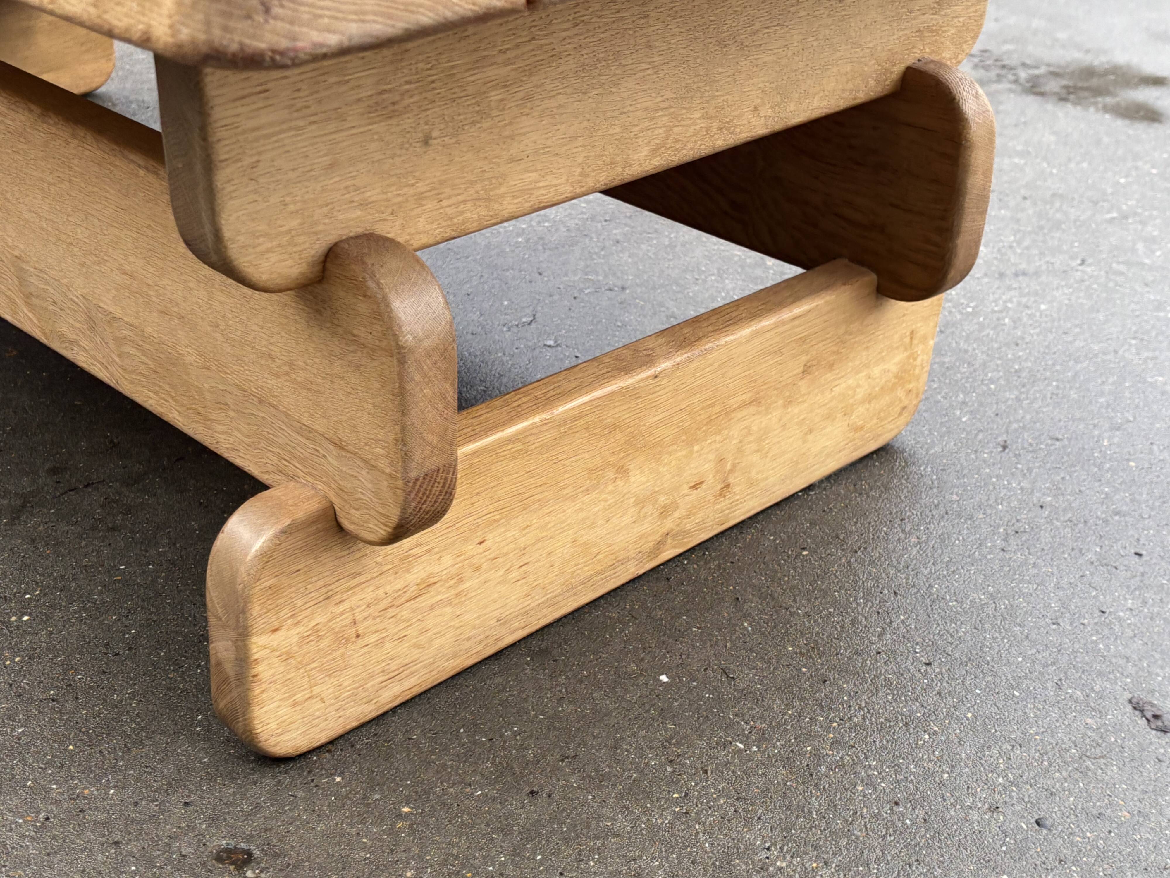 Table basse brutaliste, années 70