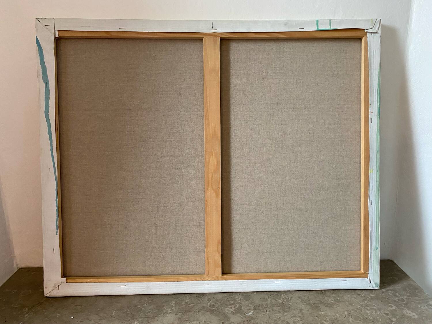 Landscape of valley and hills signed 1995