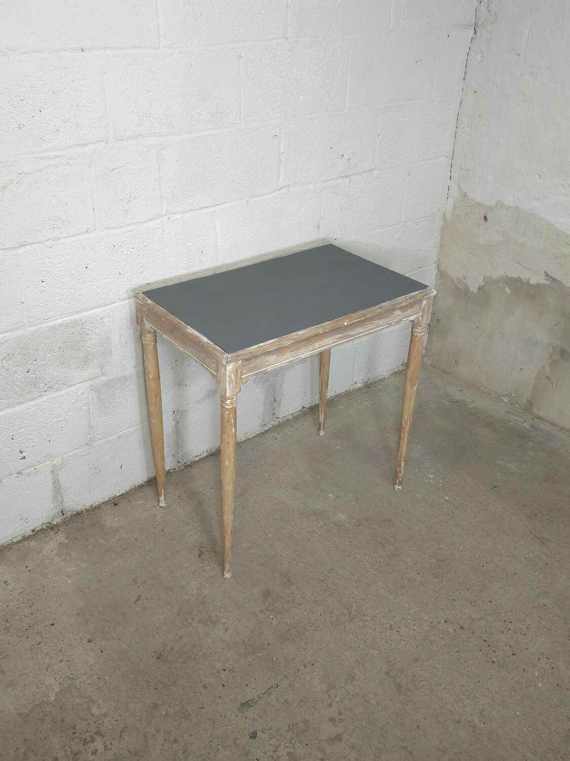 Upcycled antique side table